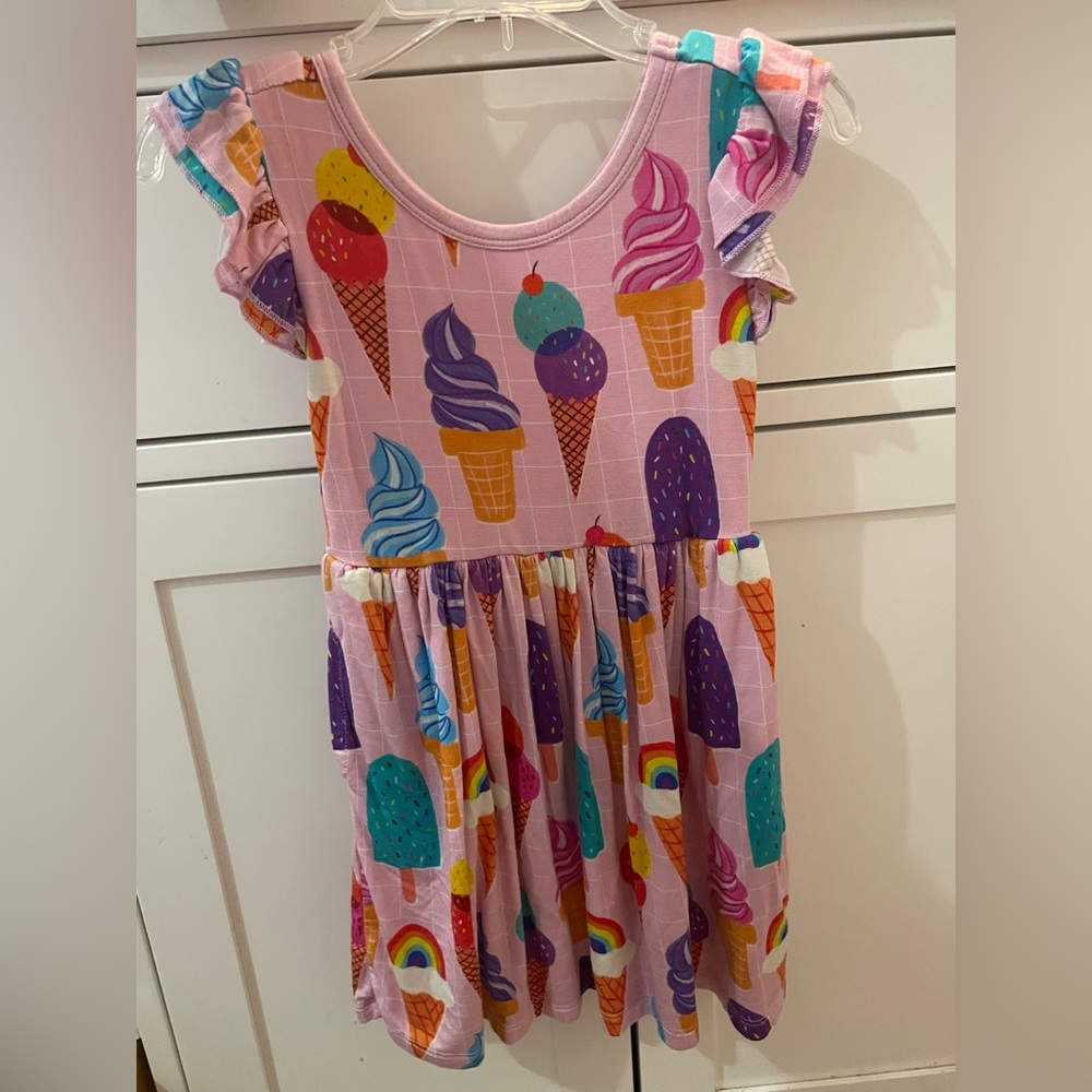 Little Sleepies Ice Cream Delight Bamboo Twirl Dress